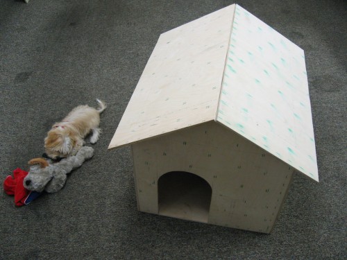 simple dog house plans