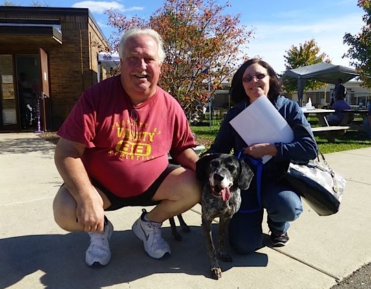 shelter dogs smiling adoption