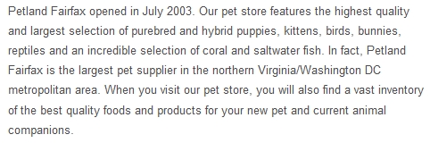 pet store lies