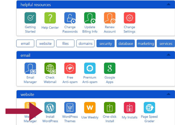 install wordpress