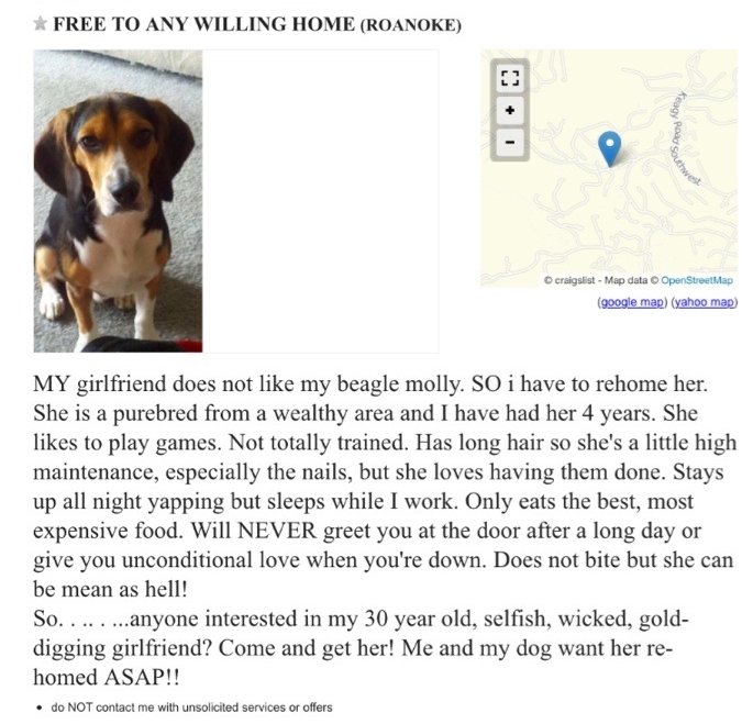 Funny Craigslist Ad