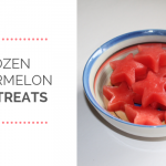 Super Easy Frozen Watermelon Dog Treats